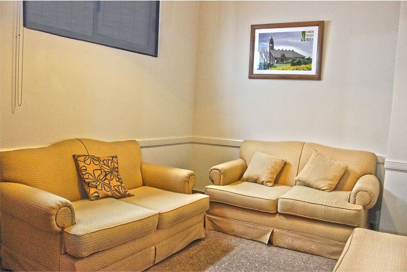 Salón B climatizado en velatorio de Villa Crespo